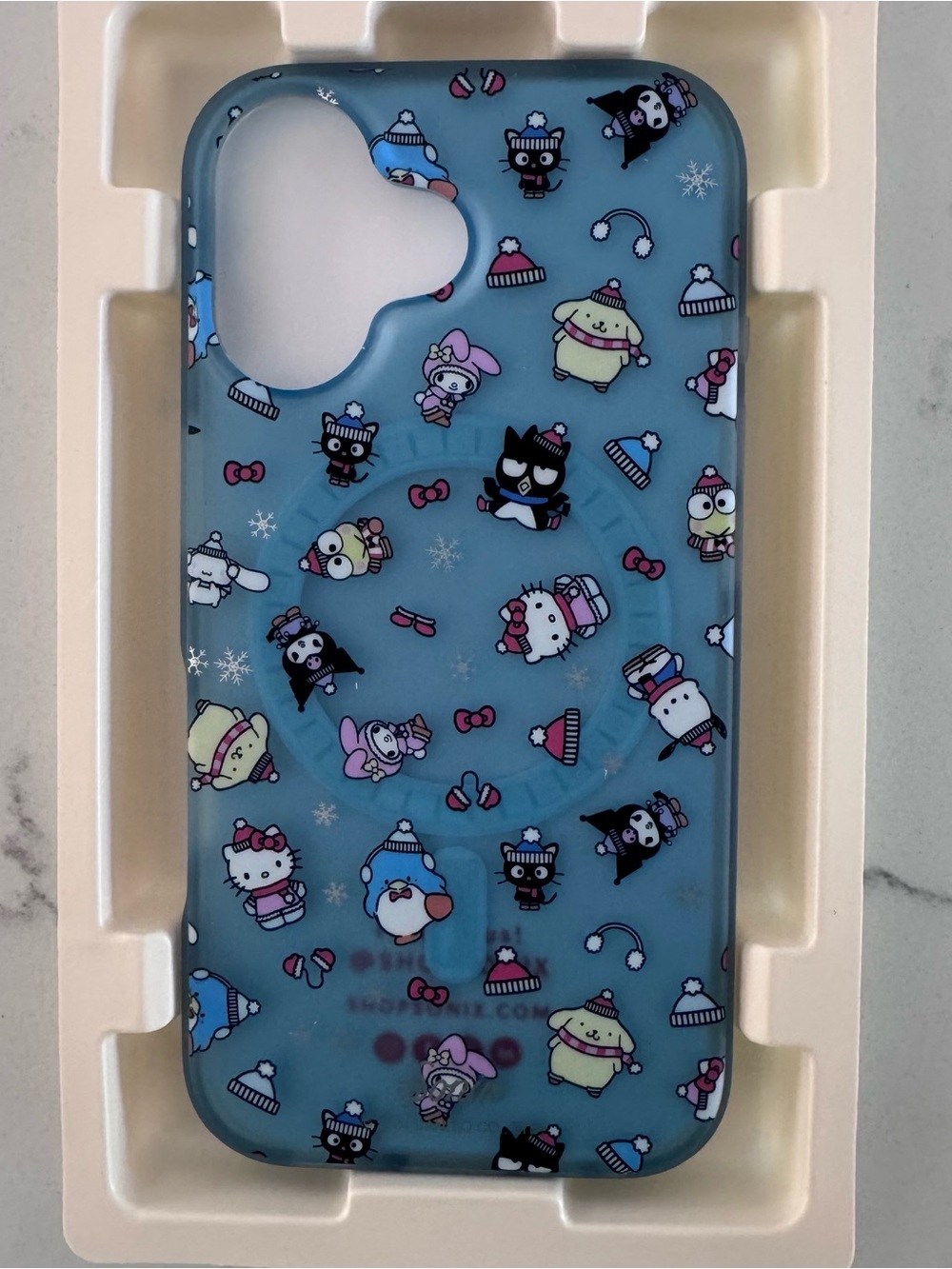 Sonix Sanrio Hello Kitty Friends iPhone 16 MagSafe Case Blue Winter NIB - Picture 3 of 5